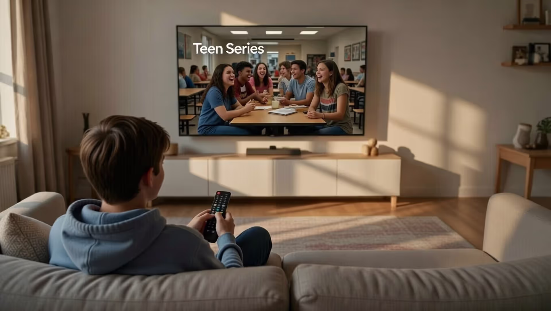 Подросток выбирает подростковый сериал